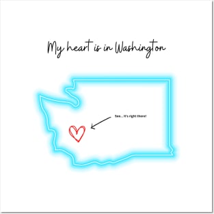 My heart is in Washington Posters and Art